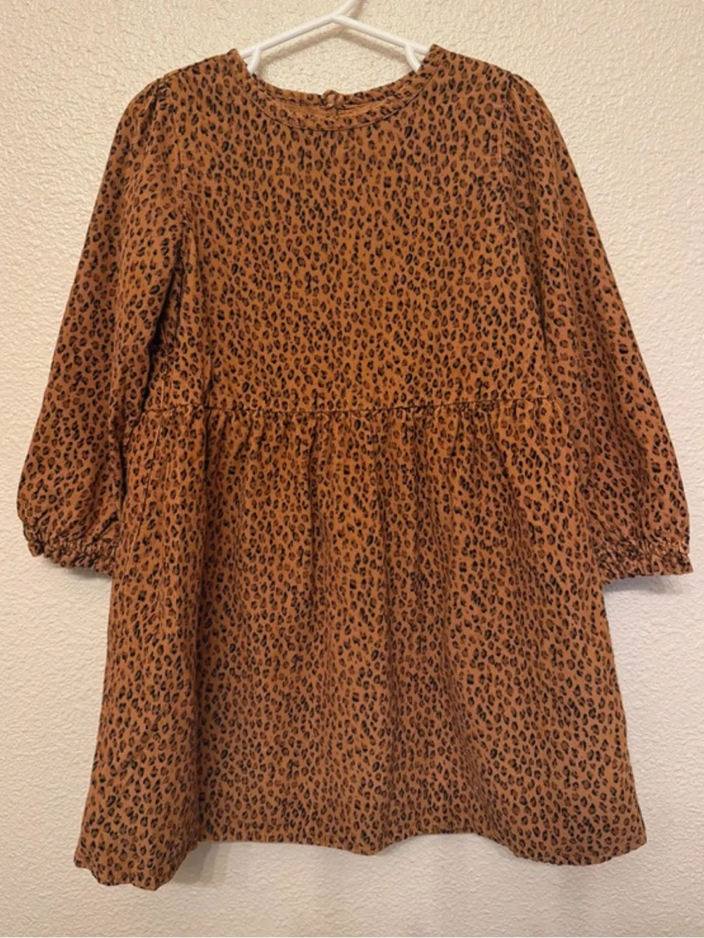 Baby Gap Corduroy Print Babydoll Dress Size 5